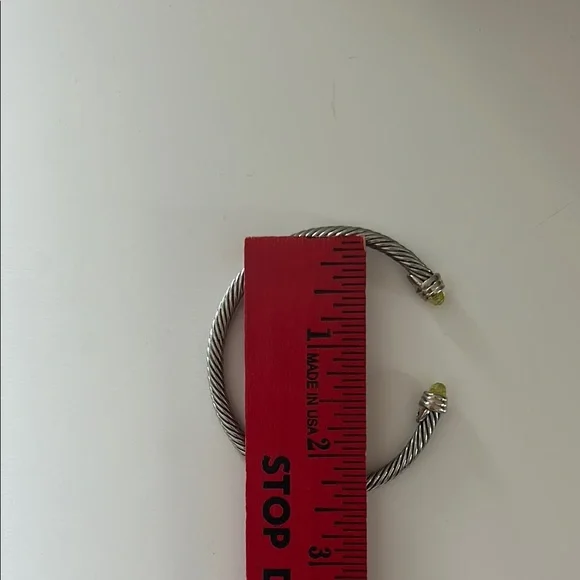 David Yurman cable flex bracelet in peridot - Picture 8 of 13